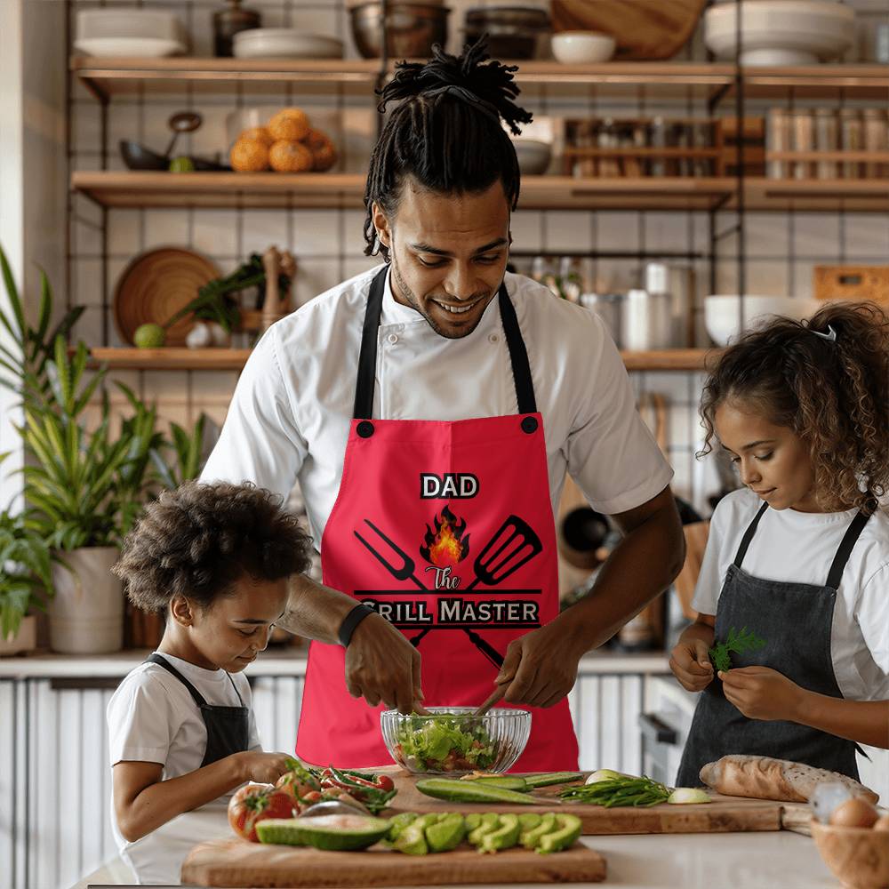family aprons, personalized aprons, custom family aprons, matching family aprons, aprons for kids and adults, cooking aprons for families, kitchen gifts for families,