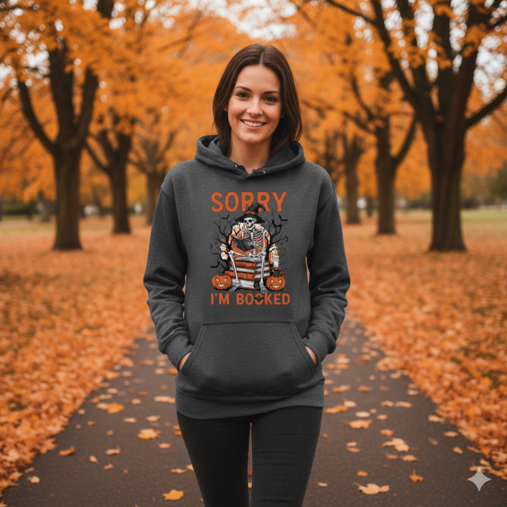 Sorry I'm Booked Halloween Shirt