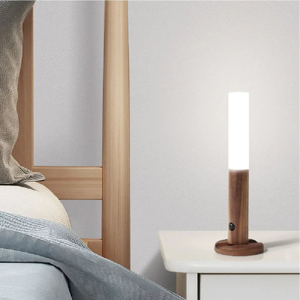 Minimalist LED Wooden Night Light β USB Powered