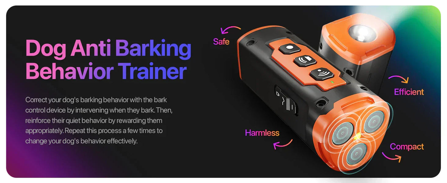 Ultrasonic Dog Trainer & Repeller โ Effective & Safe