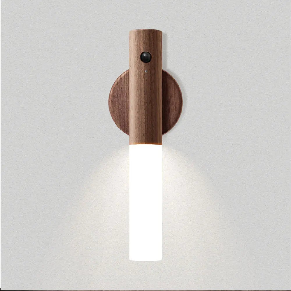 Minimalist LED Wooden Night Light β USB Powered
