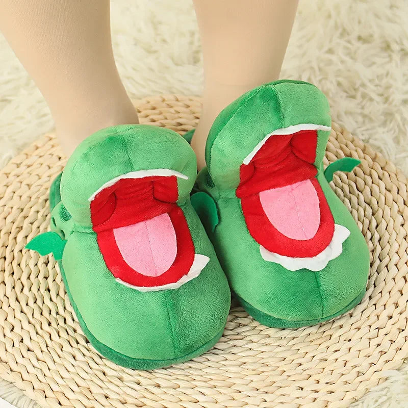 Adorable Cartoon Crocodile Slippers β Cozy & Fun