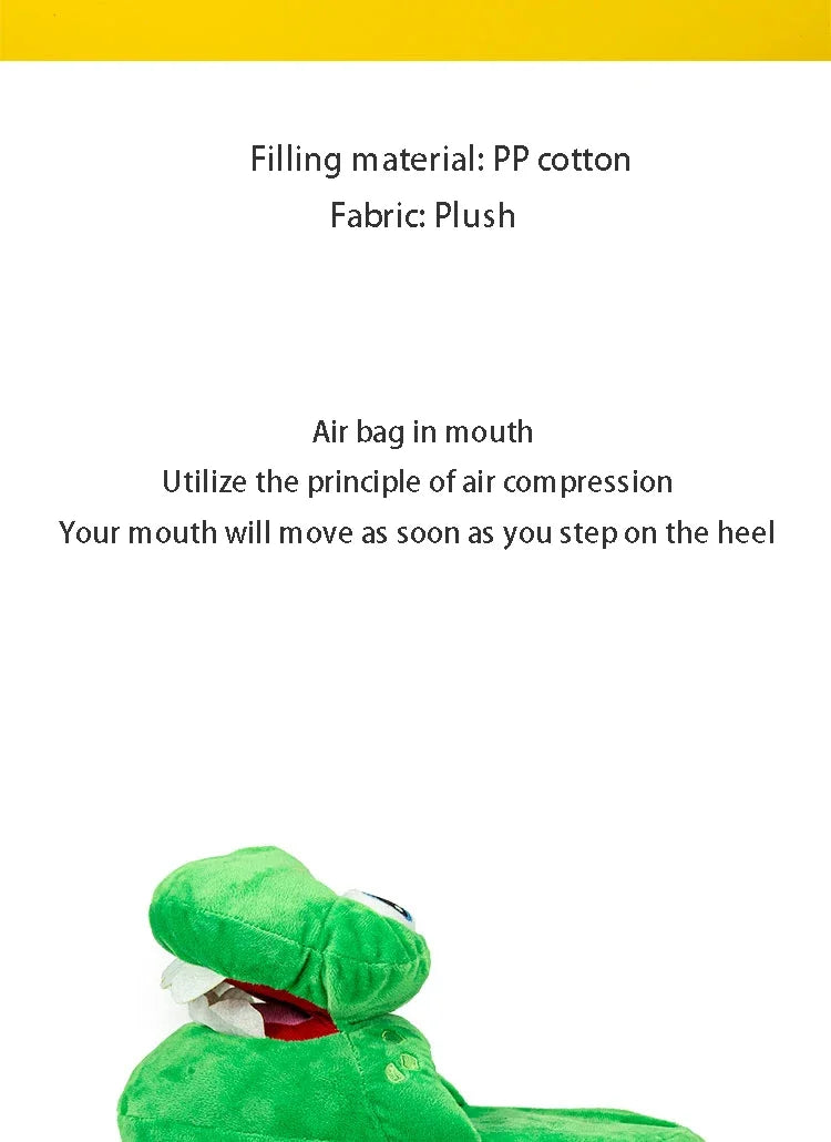 Adorable Cartoon Crocodile Slippers β Cozy & Fun