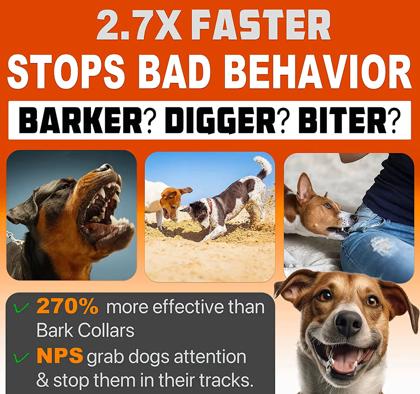 Ultrasonic Dog Trainer & Repeller โ Effective & Safe