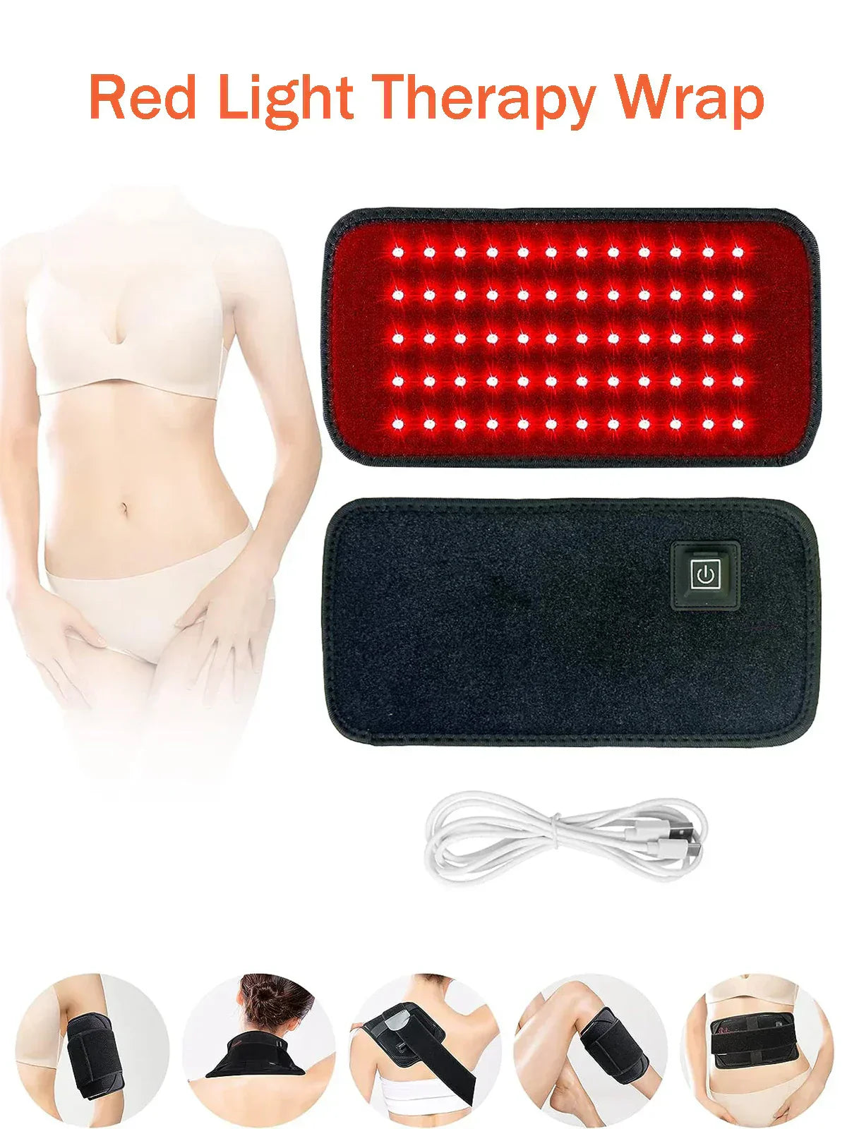 Advanced Infrared & Red Light Therapy Belt β Pain Relief