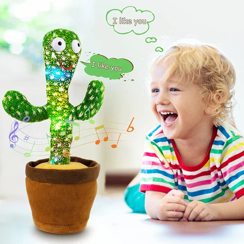 Animated Dancing & Talking Cactus β Fun Interactive Plush