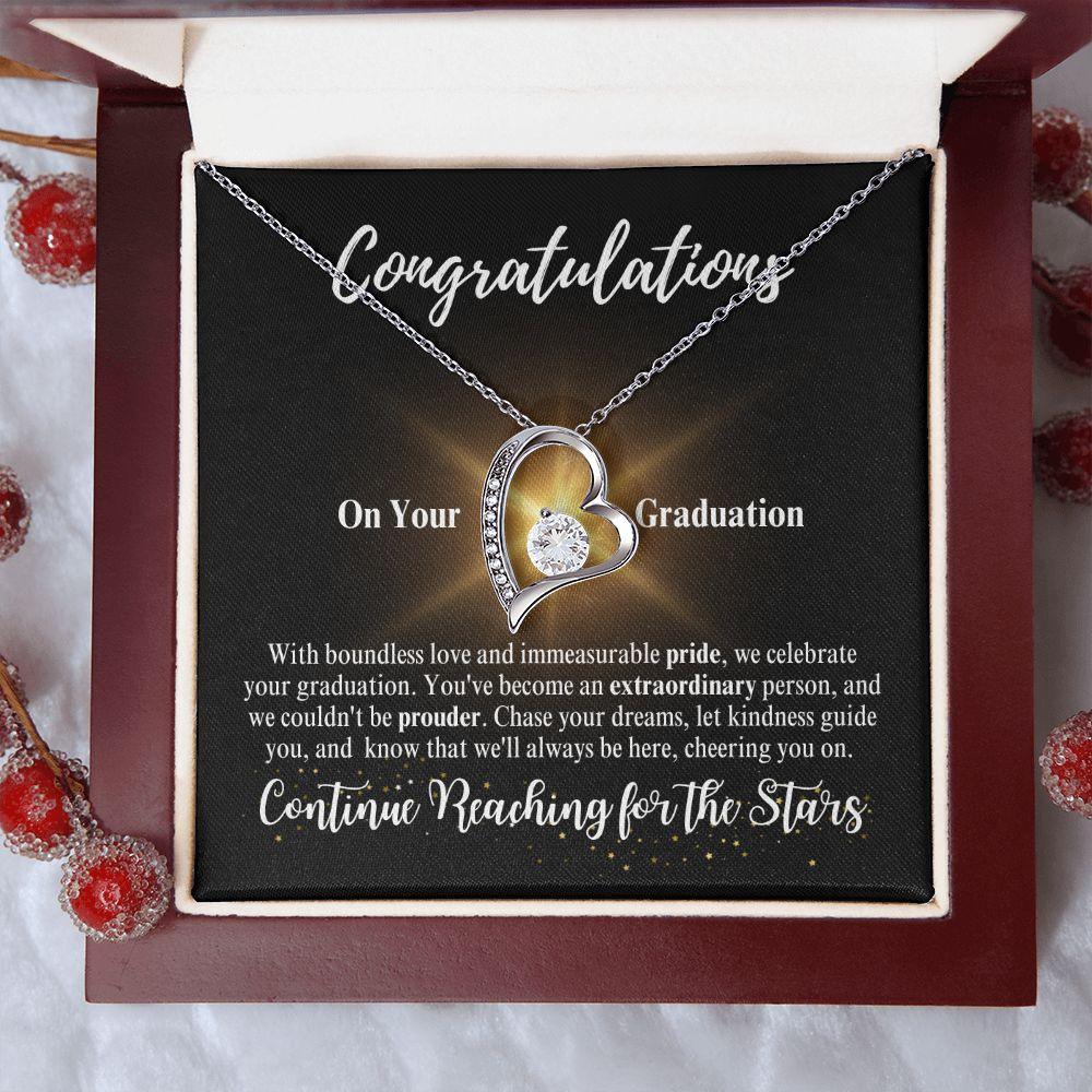 Congratulations | Continue Reaching for the Stars | Forever Love Necklace - ALL4THEGIFTOFIT