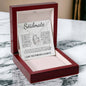 To My Soulmate | Through My Eyes | Forever Love Necklace - Gift for Wife, Fiancée, Girlfriend