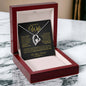To My Beautiful Wife | Forever Love Necklace - BG | Gift for Soulmate