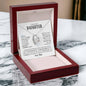 To My Beautiful Daughter | Forever in my Heart | Love Mom | Forever Love Necklace - ALL4THEGIFTOFIT