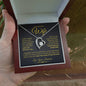 To My Beautiful Wife | Forever Love Necklace - BG | Gift for Soulmate