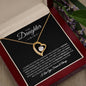 (TOP SELLER 🔥)To My Daughter | I Closed My Eyes - Black Card | Forever Love Necklace