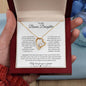 To My Bonus Daughter | Forever Love Necklace