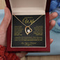 To My Beautiful Wife | Forever Love Necklace - BG | Gift for Soulmate