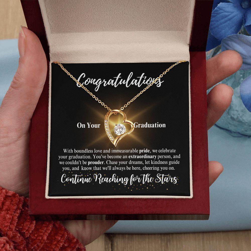 Congratulations | Continue Reaching for the Stars | Forever Love Necklace - ALL4THEGIFTOFIT