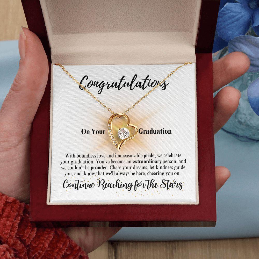 Congratulations | Continue Reaching for the Stars | Forever Love Necklace - ALL4THEGIFTOFIT