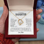 To My Beautiful Daughter | Forever in my Heart | Love Mom | Forever Love Necklace - ALL4THEGIFTOFIT