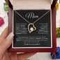 Dear Mom | I Am Grateful for You | Forever Love Necklace - Gift for Mother's Day, Birthdays, Holidays, Just Because - ALL4THEGIFTOFIT