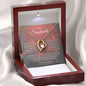 To My Soulmate | I Love You To The Moon & Back | Forever Love Necklace - Gift for Wife, Fiancée, Girlfriend