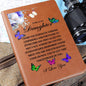 To My Lovely Daughter | Proud of You | Graphic Leather Journal - ALL4THEGIFTOFIT