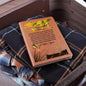 To My Beautiful Mom | You Mean the World to Me | Graphic Leather Journal - ALL4THEGIFTOFIT