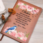 Sister | Distance Never Separates Hearts | Graphic Leather Journal - ALL4THEGIFTOFIT