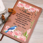 To My Bestie | Distance Never Separates Hearts | Pink | Graphic Leather Journal - ALL4THEGIFTOFIT