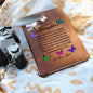 To My Lovely Daughter | Proud of You | Graphic Leather Journal - ALL4THEGIFTOFIT