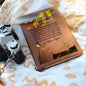 To My Beautiful Mom | You Mean the World to Me | Graphic Leather Journal - ALL4THEGIFTOFIT