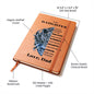 To My Daughter | Braver, Stronger, Smarter and Loved | Graphic Leather Journal - ALL4THEGIFTOFIT