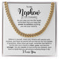 To My Nephew On Your Graduation | Chase Your Dreams | Cuban Link Chain - ALL4THEGIFTOFIT