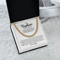 To My Nephew On Your Graduation | Chase Your Dreams | Cuban Link Chain - ALL4THEGIFTOFIT