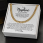 To My Nephew On Your Graduation | Chase Your Dreams | Cuban Link Chain - ALL4THEGIFTOFIT