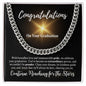 Congratulations | Continue Reaching for the Stars | Cuban Link Chain - ALL4THEGIFTOFIT