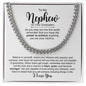 To My Nephew On Your Graduation | Chase Your Dreams | Cuban Link Chain - ALL4THEGIFTOFIT