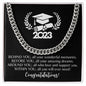2023 | Congratulations Graduate | Cuban Link Chain - ALL4THEGIFTOFIT