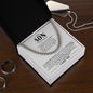 To My Son - On Your Graduation | A Beautiful Beginning To Your Next Chapter | Cuban Link Chain - ALL4THEGIFTOFIT