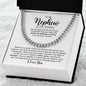 To My Nephew On Your Graduation | Chase Your Dreams | Cuban Link Chain - ALL4THEGIFTOFIT