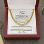 To My Amazing Son | I am so Proud of you - Love Mom | Cuban Link Chain