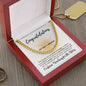Congratulations | Continue Reaching for the Stars | Cuban Link Chain - ALL4THEGIFTOFIT