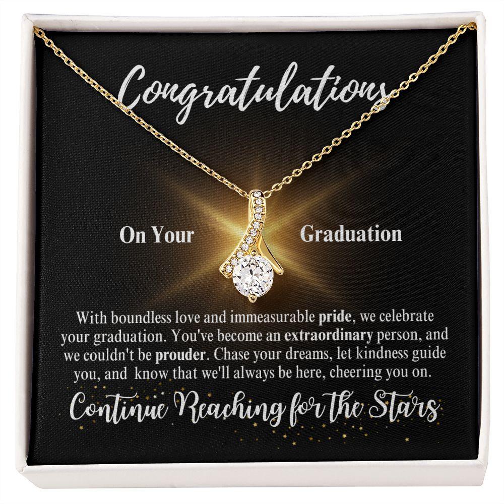 Congratulations | Continue Reaching for the Stars | Alluring Beauty Necklace - ALL4THEGIFTOFIT