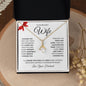To My Beautiful Wife | Alluring Beauty Necklace | Gift for Soulmate