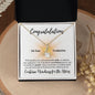 Congratulations | Continue Reaching for the Stars | Alluring BeautyNecklace - ALL4THEGIFTOFIT