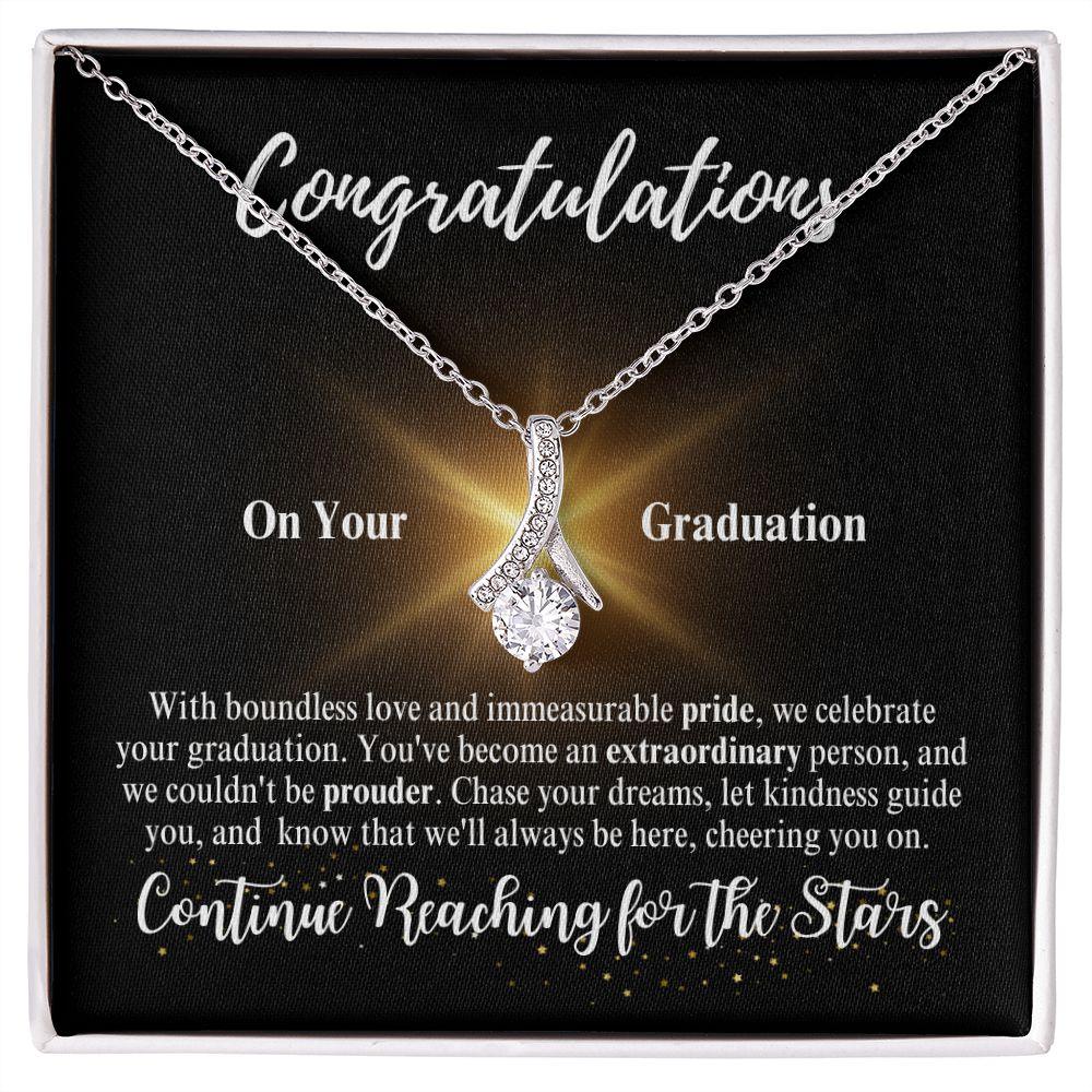 Congratulations | Continue Reaching for the Stars | Alluring Beauty Necklace - ALL4THEGIFTOFIT