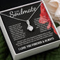 To My Soulmate | Through My Eyes | Alluring Beauty Necklace - Gift for Wife, Fiancée, Girlfriend