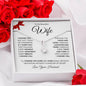To My Beautiful Wife | Alluring Beauty Necklace | Gift for Soulmate