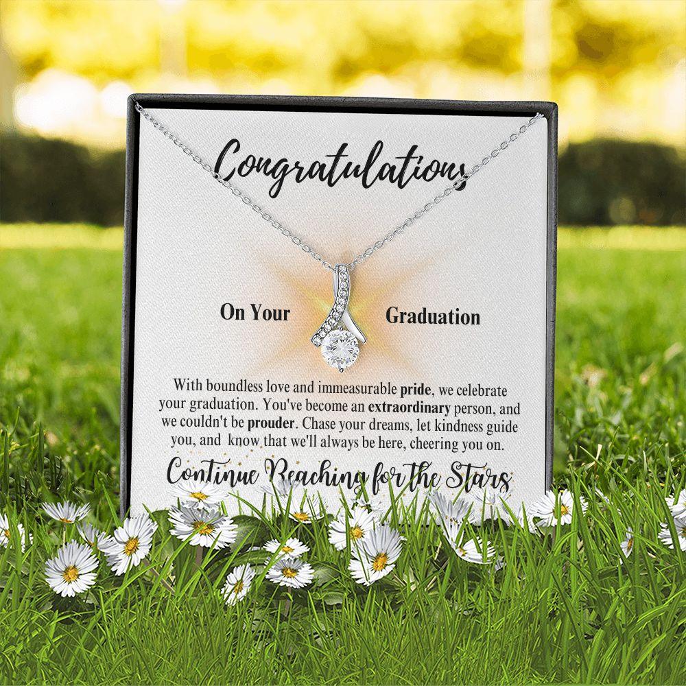 Congratulations | Continue Reaching for the Stars | Alluring BeautyNecklace - ALL4THEGIFTOFIT