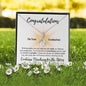 Congratulations | Continue Reaching for the Stars | Alluring BeautyNecklace - ALL4THEGIFTOFIT
