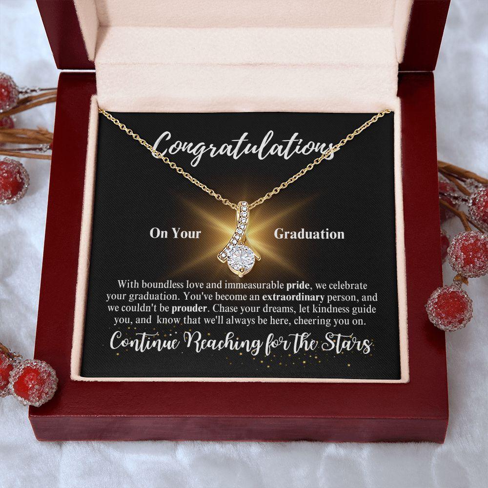 Congratulations | Continue Reaching for the Stars | Alluring Beauty Necklace - ALL4THEGIFTOFIT