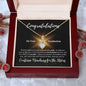 Congratulations | Continue Reaching for the Stars | Alluring Beauty Necklace - ALL4THEGIFTOFIT